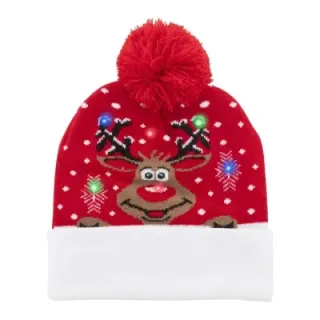 Christmas LED winter hat reindeer - AP800175 (ANDA#A)